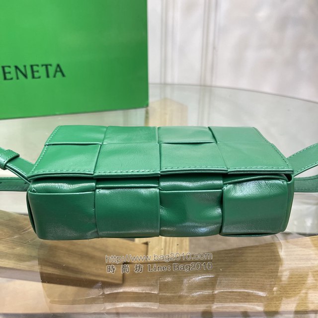 Bottega veneta高端女包 KF0023 寶緹嘉爆款賽車綠CASSETTE腰包 BV經典款四格腰包/胸包/斜挎包/單肩包  gxz1395